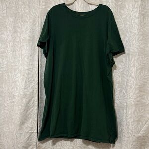 Dark Green Classic Crew Neck T-Shirt